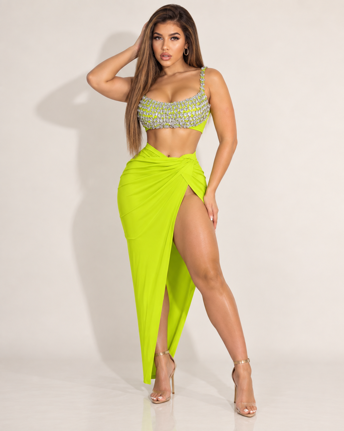 Luxe two piece dress